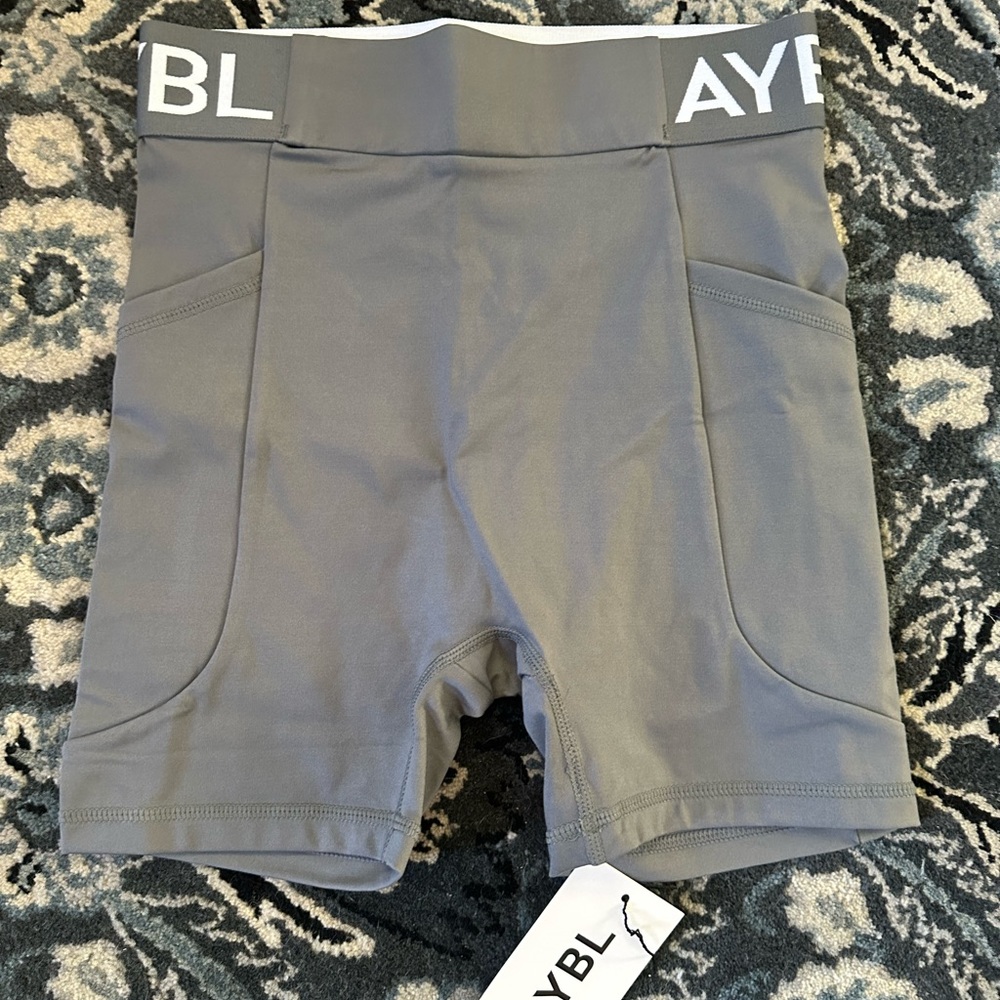 NWT AYBL training shorts xs
